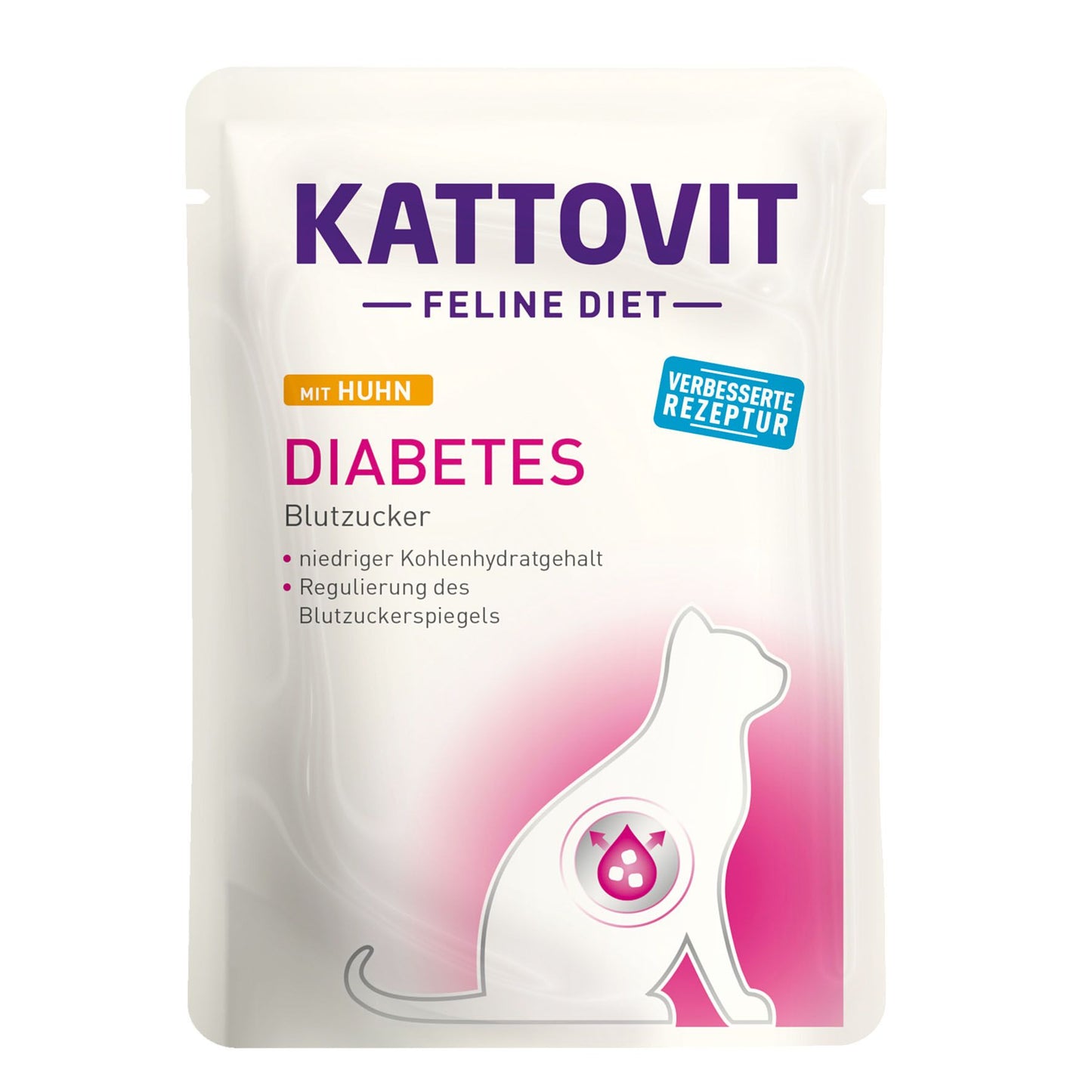 Kattovit Diabetes Huhn Pouch