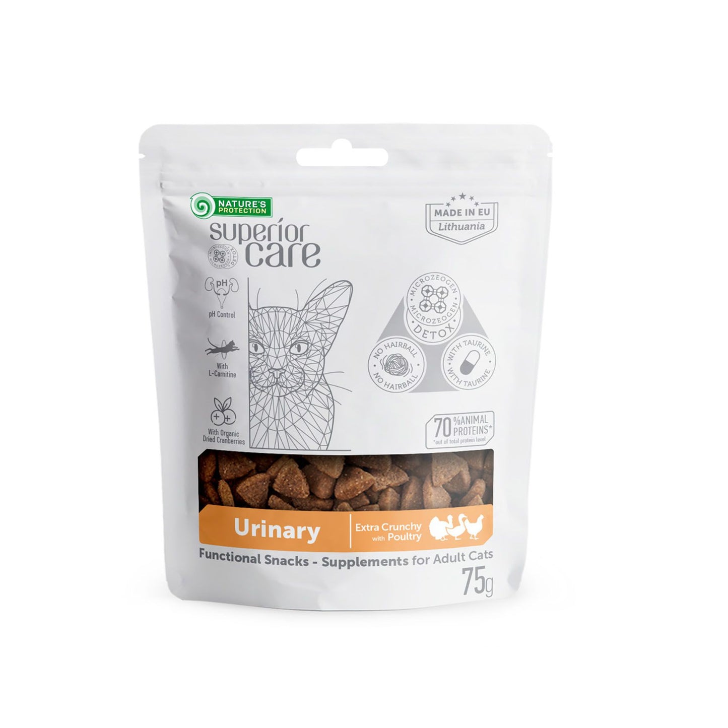 Sup Care Cat Snack Urinary Geflügel