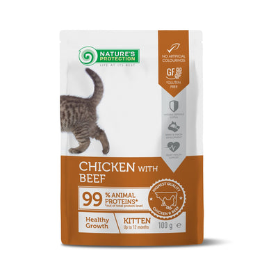 Nat Pro Kitten H-Growth Huhn & Rind