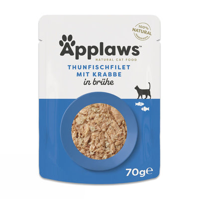 Applaws Pouch tuna fillet with crab