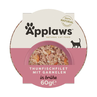 Applaws Cat Pot Tuna Fillets + Prawn