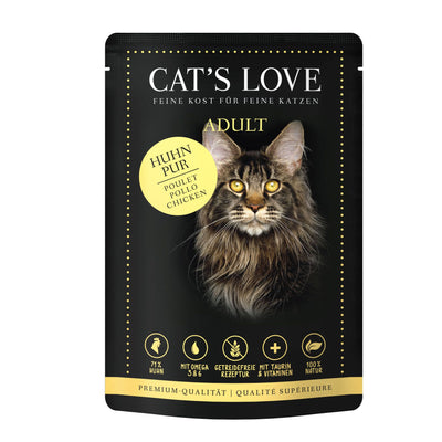 CAT'S LOVE Adult Huhn Pur
