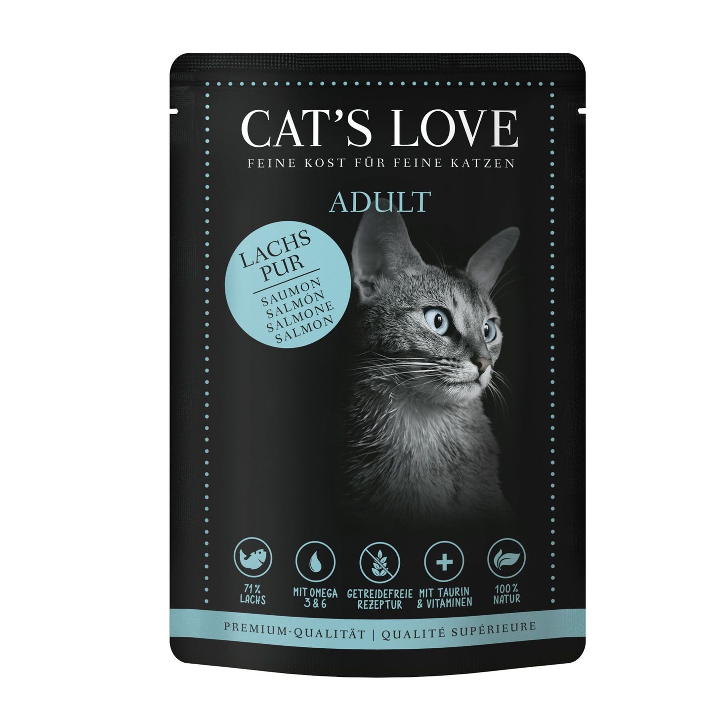 CAT'S LOVE Adult Lachs Pur
