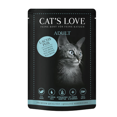 CAT'S LOVE Adult Lachs Pur