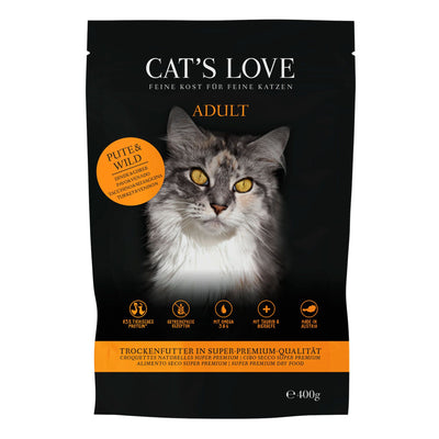 CAT'S LOVE Trocken Adult Pute & Wild