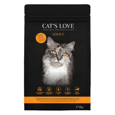 CAT'S LOVE Trocken Adult Pute & Wild