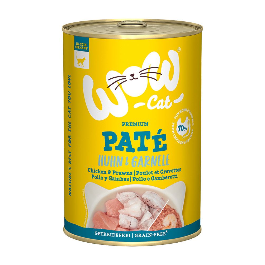 WOW CAT ADULT Huhn & Garnele