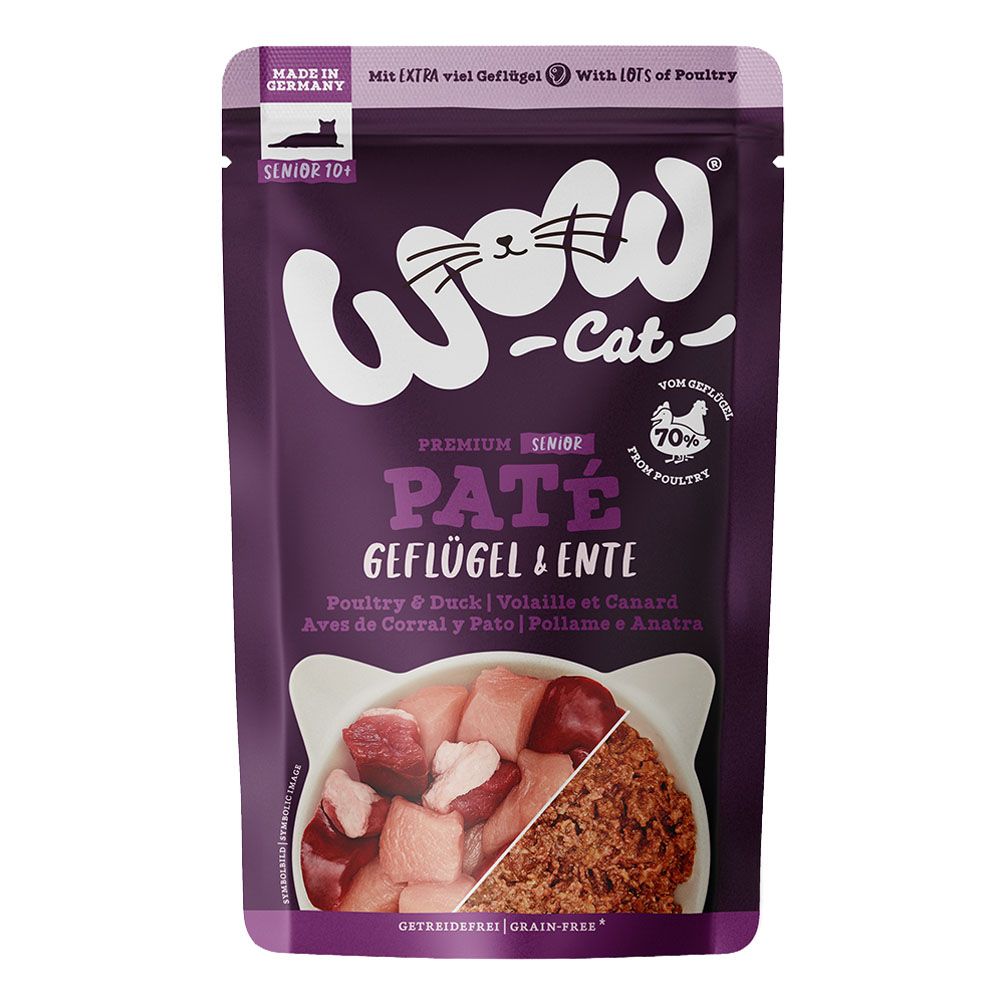 WOW CAT SENIOR Geflügel & Ente