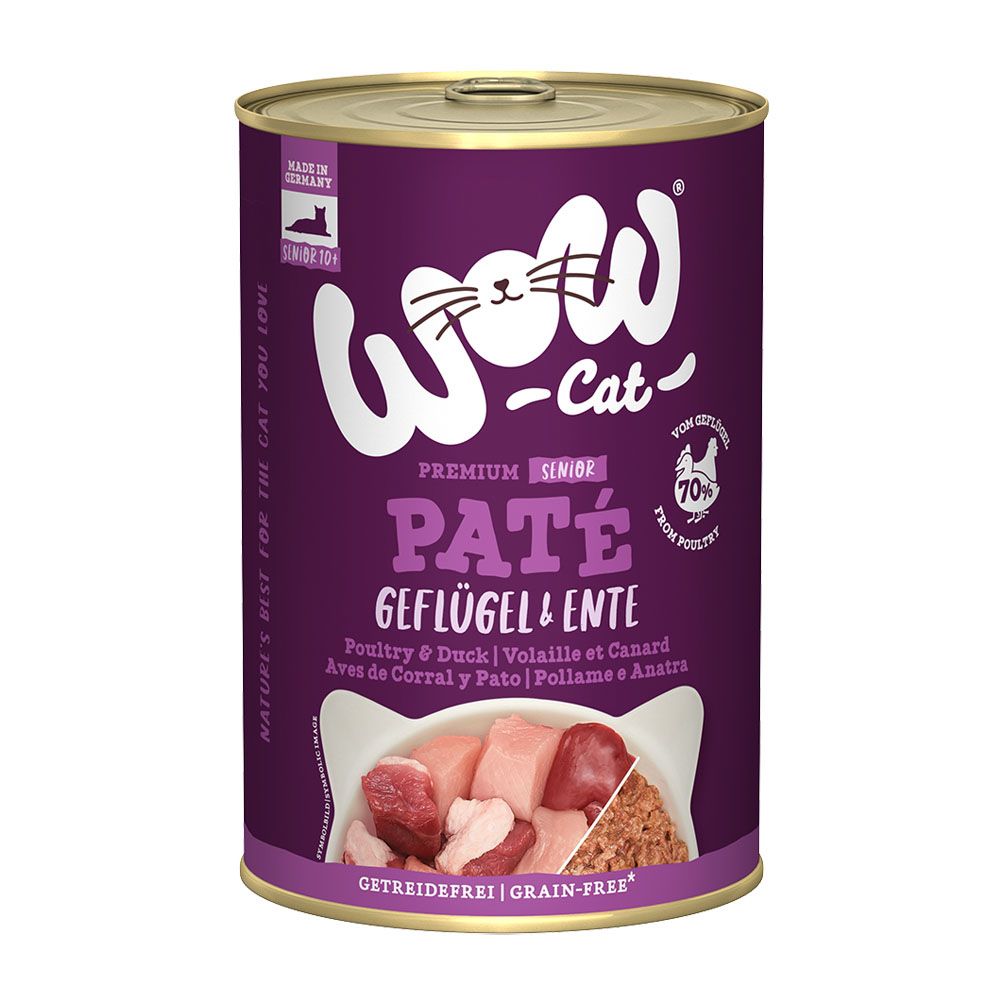 WOW CAT SENIOR Geflügel & Ente