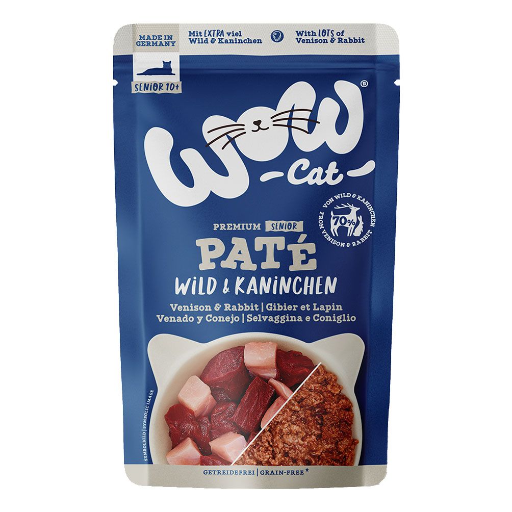 WOW CAT SENIOR Wild & Kaninchen