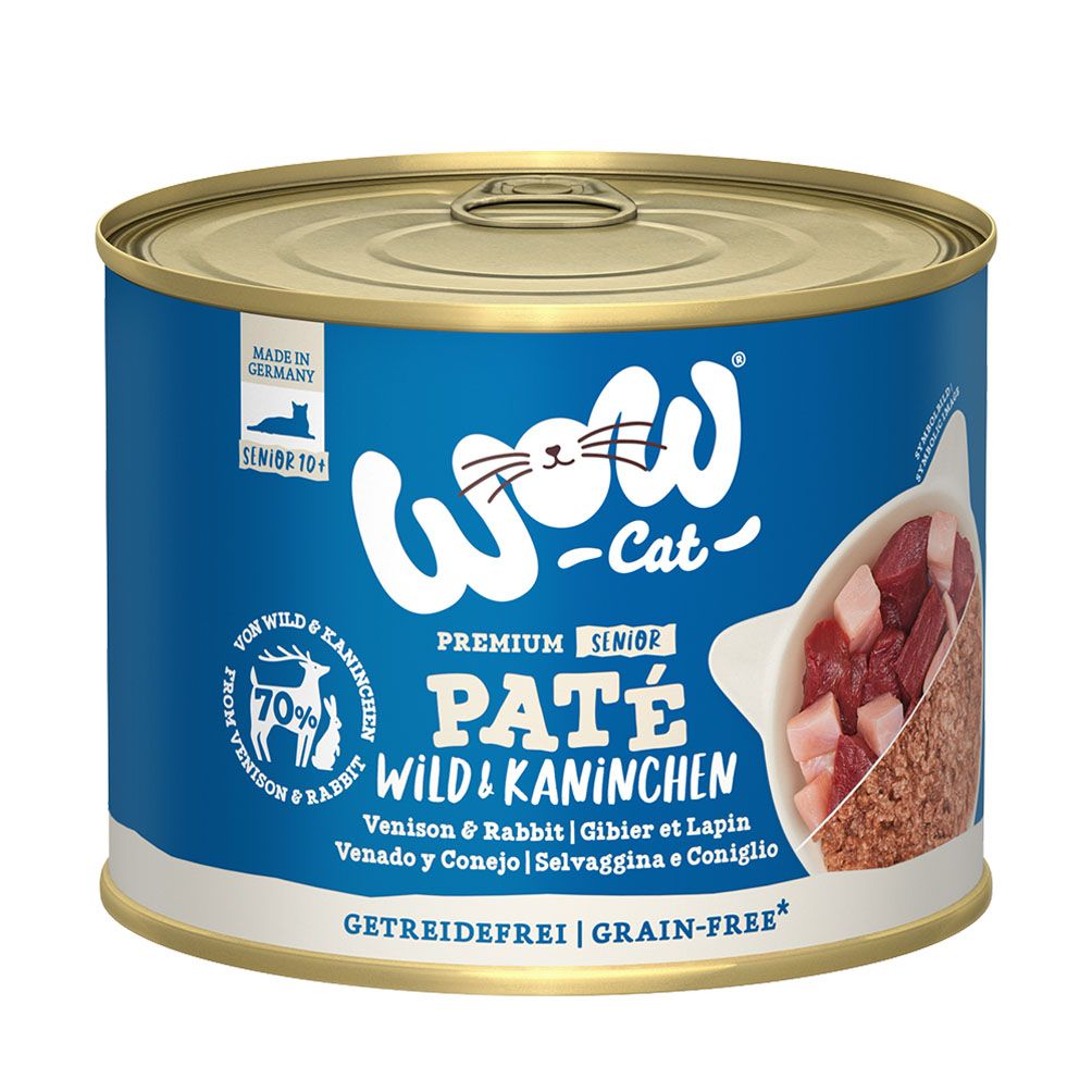 WOW CAT SENIOR Wild & Kaninchen