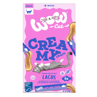 WOW CAT Creamies mit Lachs
