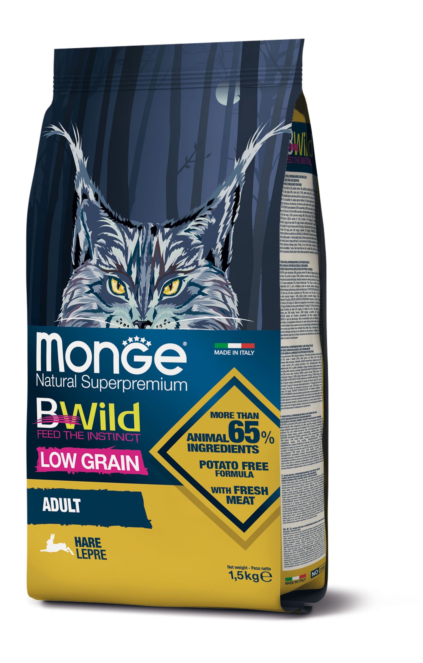 Monge Cat BWild LG Adult Hare