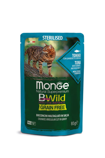 Monge Cat Bwild GF Sterilised Tuna