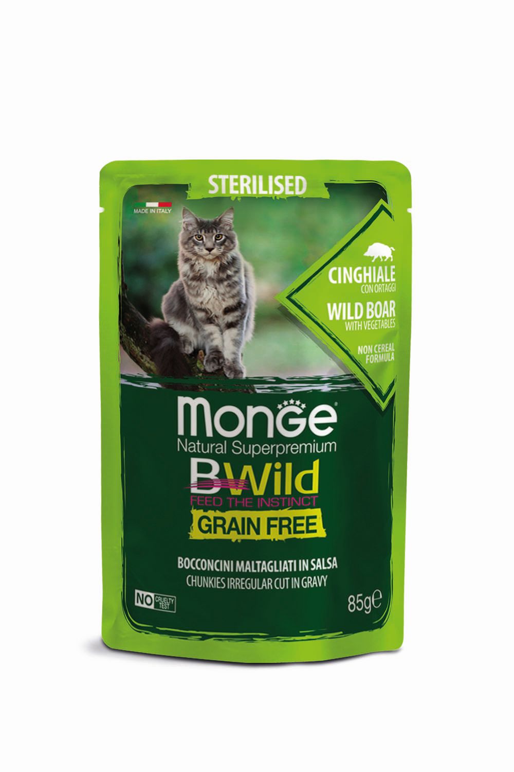 Monge Cat Bwild GF Sterilised Boar