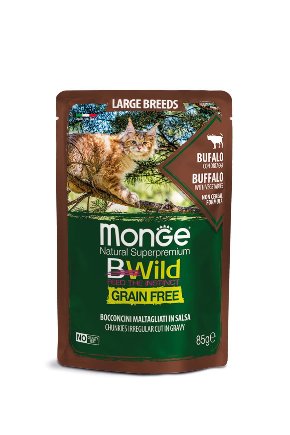 Monge Cat Bwild GF LARGE Buffalo