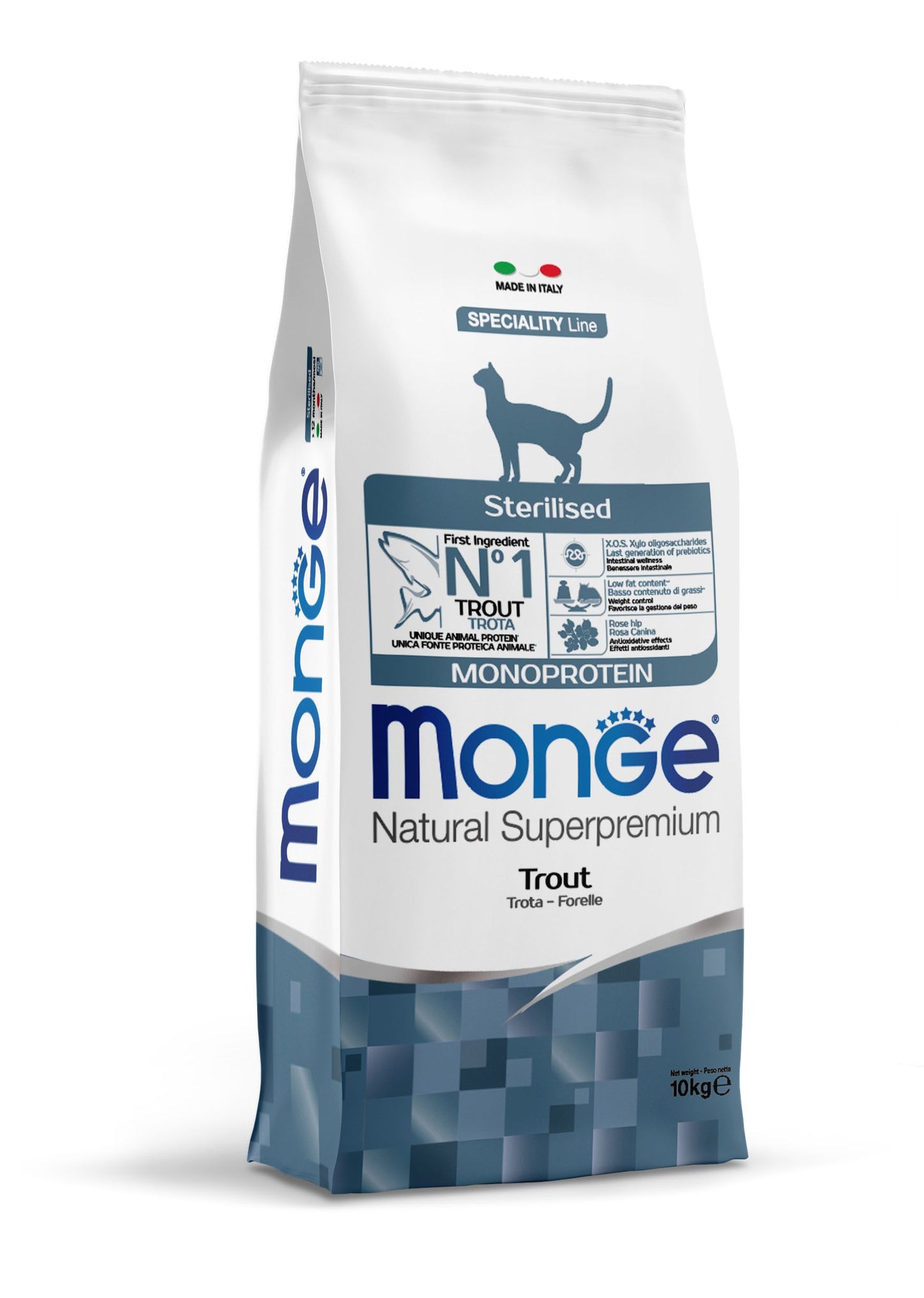 Monge Cat Monopr. Sterilised Trout