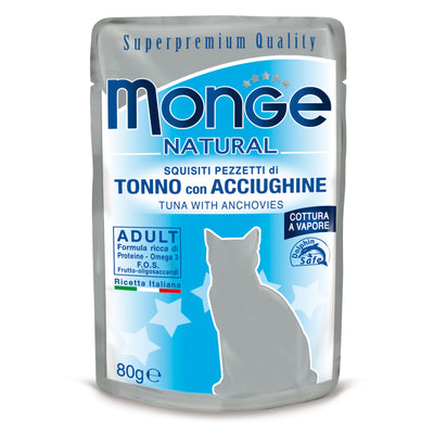 Monge Natural Cat Adult Tuna & Anchov
