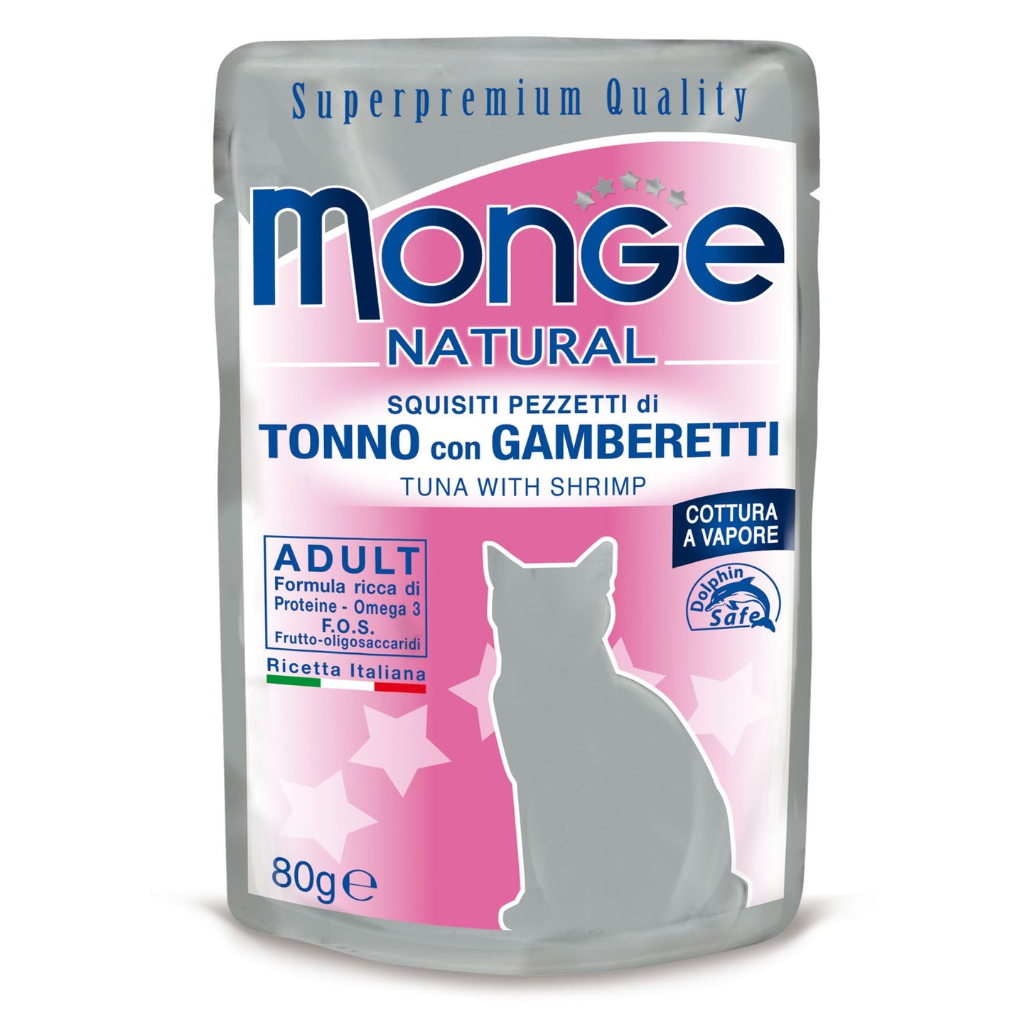 Monge Natural Cat Adult Tuna & Shrimps