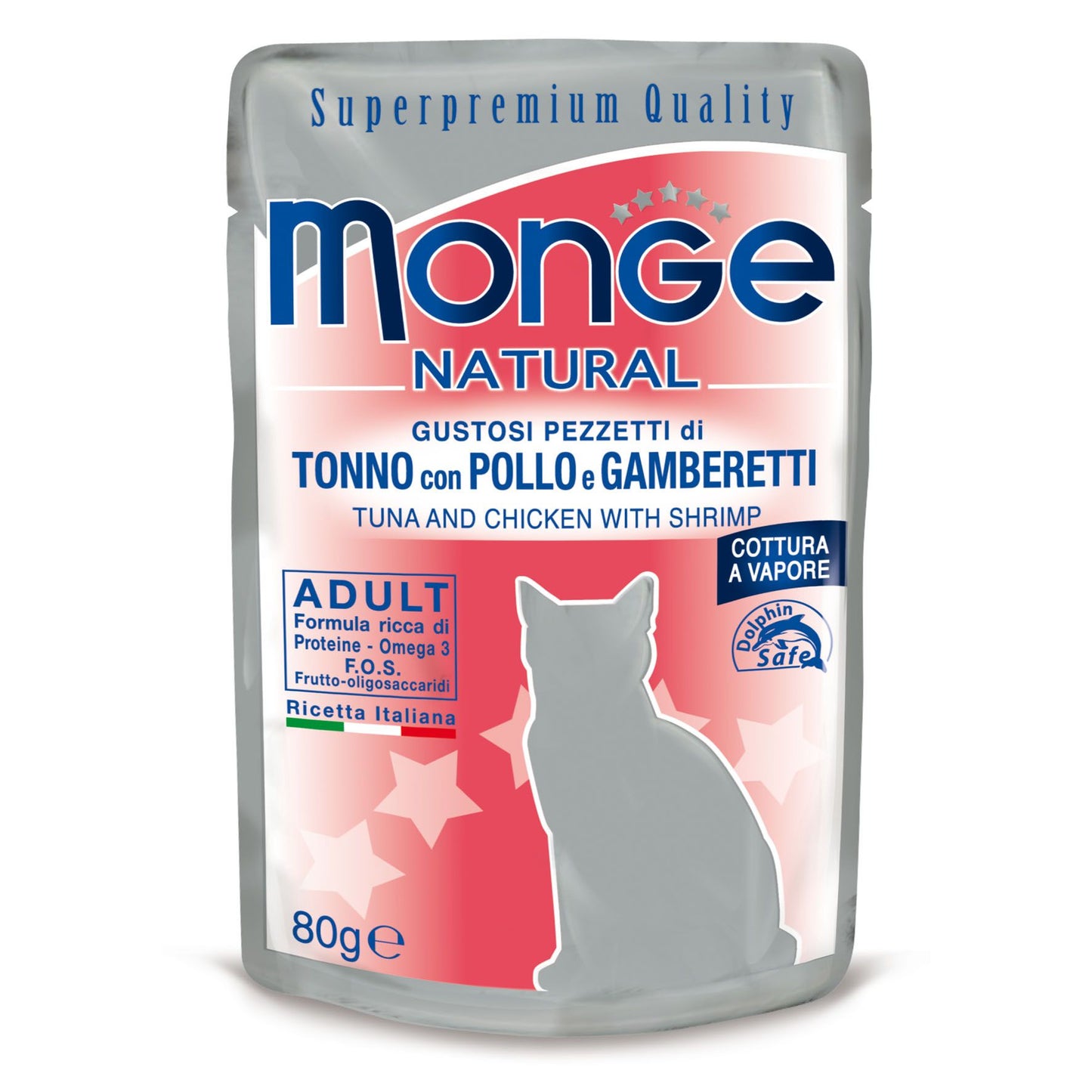 Monge Natural Cat Ad. Tuna & Chic & Shr