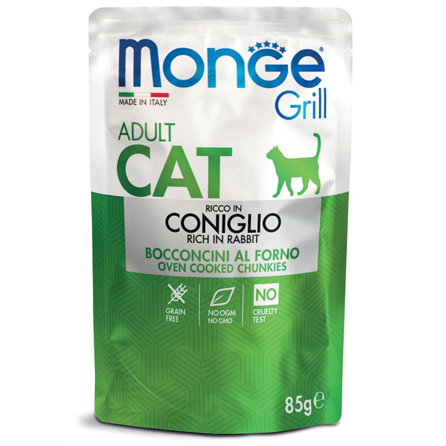 Monge Grill Cat Adult Rabbit