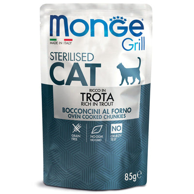 Monge Grill Cat Sterilised Trout