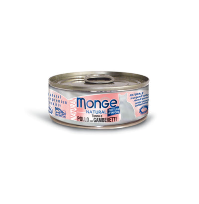 Monge Natural Cat Ad. Tuna & Chic & Shri