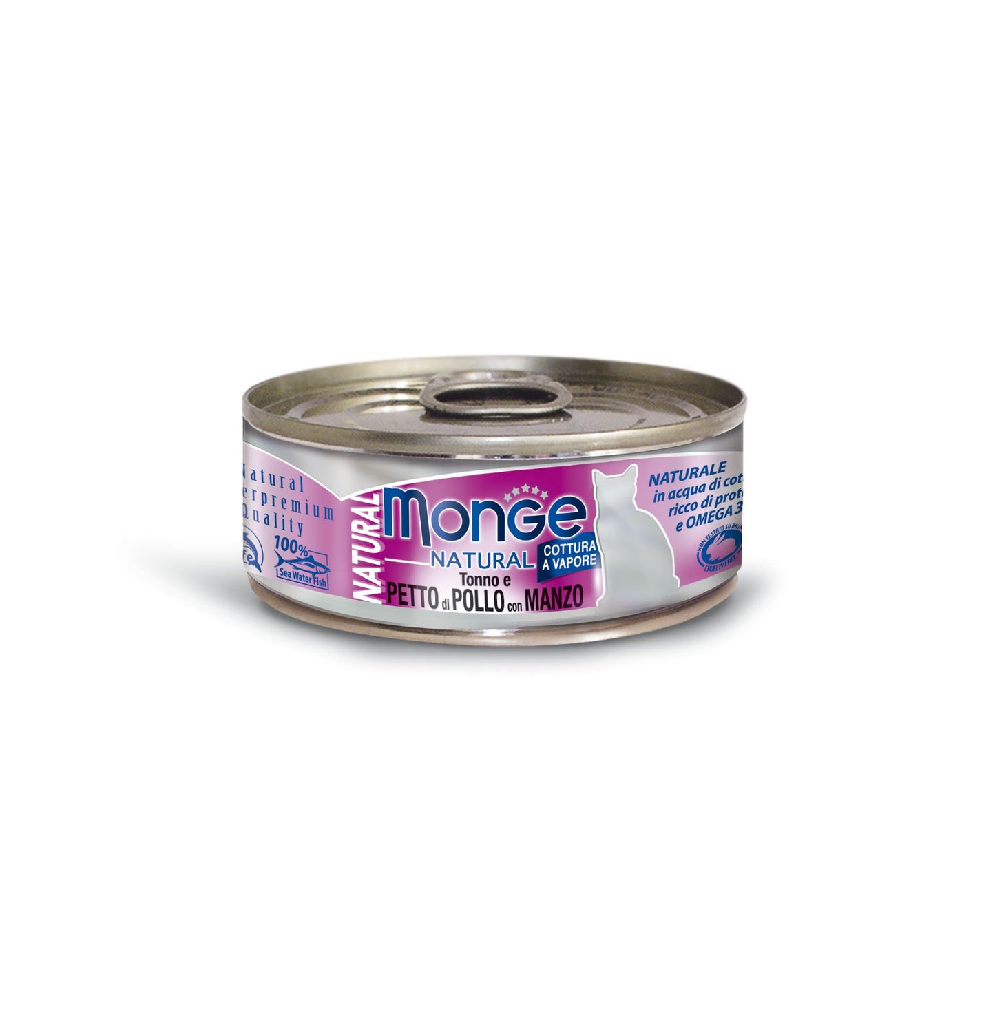 Monge Natural Cat Ad. Tuna & Chic & Beef