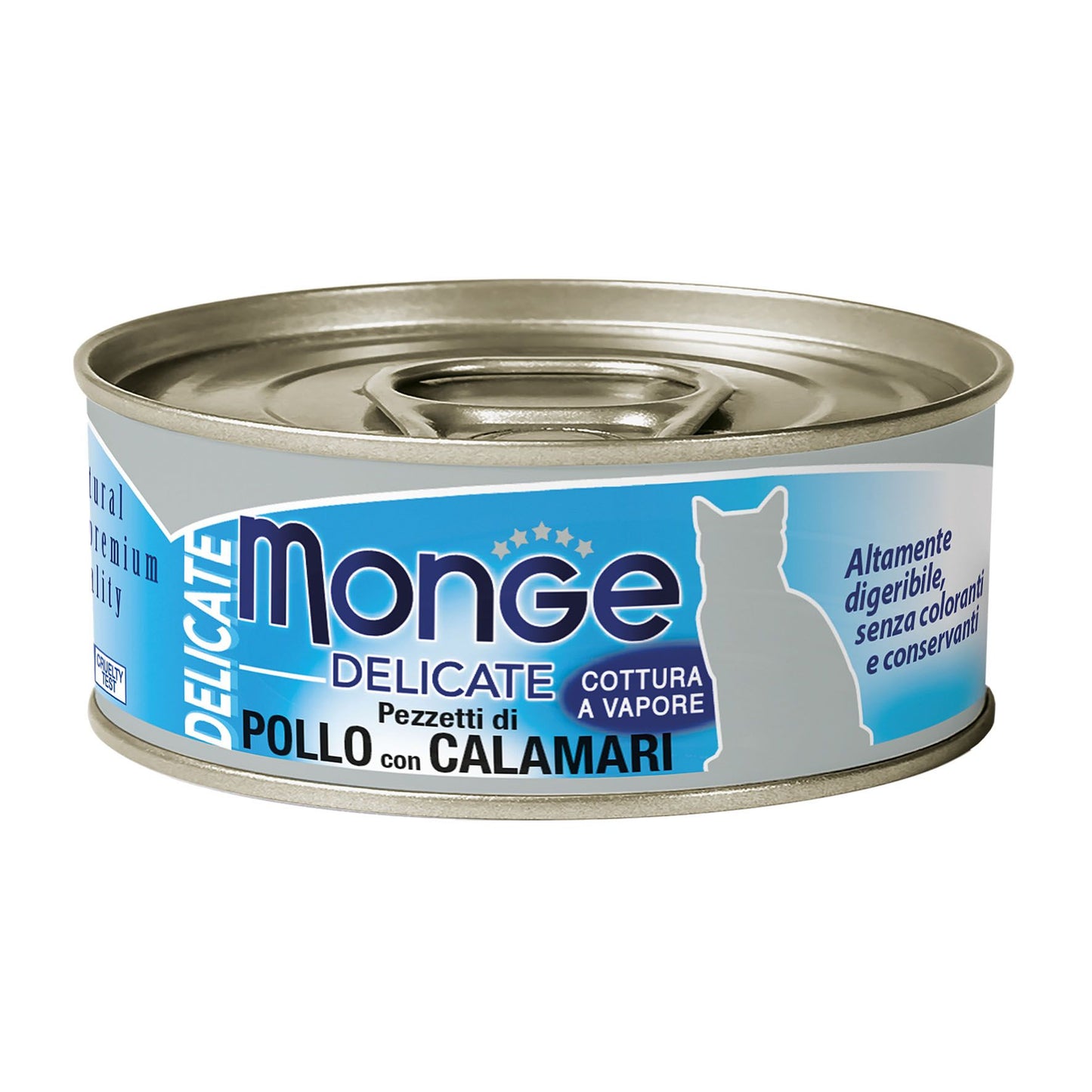 Monge Delicate Cat Ad. Chicken & Squid