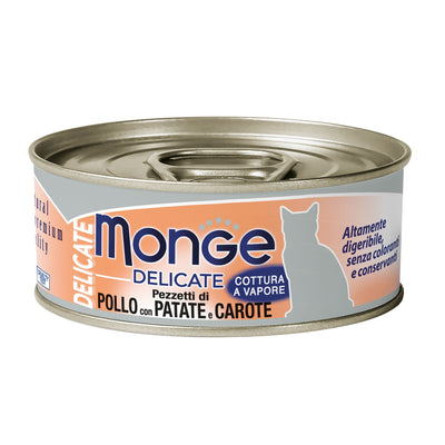 Monge Delicate Cat Ad. Chicken & Car & P