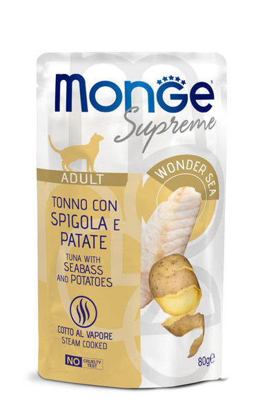 Monge Supreme Cat Tuna & Seabass