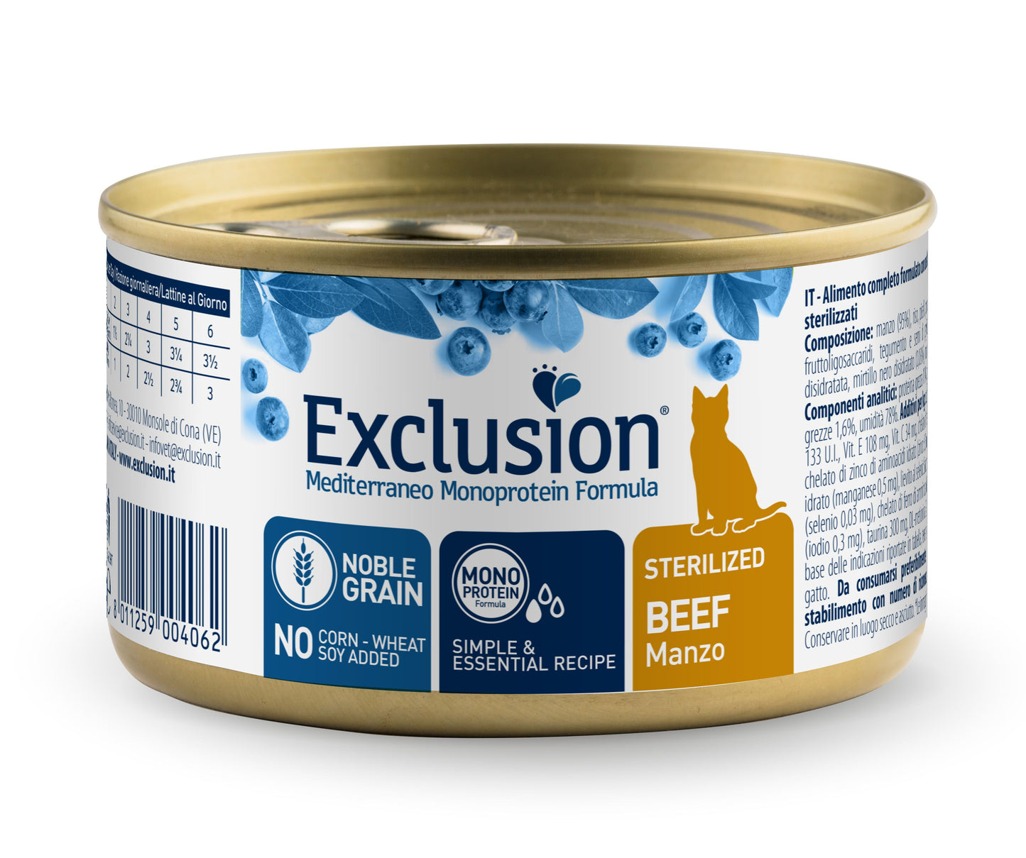 Exclusion Cat Sterilized Beef