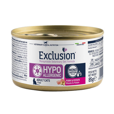 Exclusion Cat VET HYPO Pork & Potato
