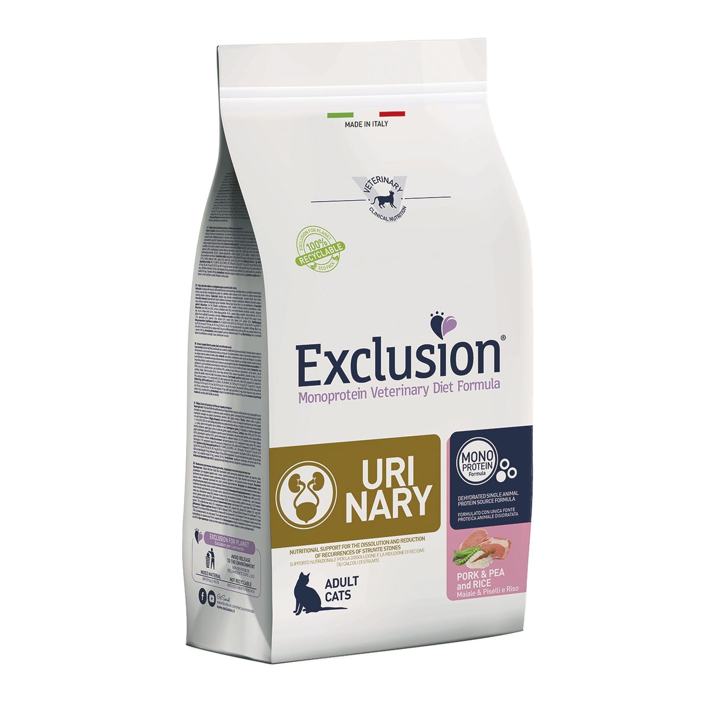 Exclusion Cat VET URINARY Pork