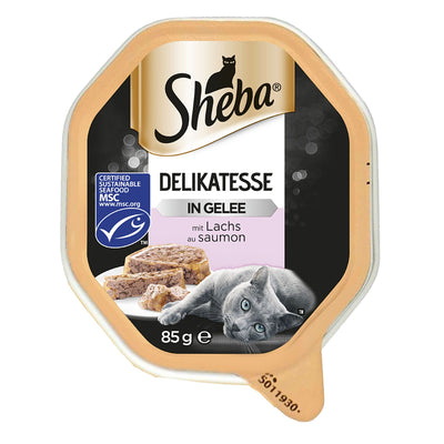 Sheba Delikatesse in Gelee mit Lachs