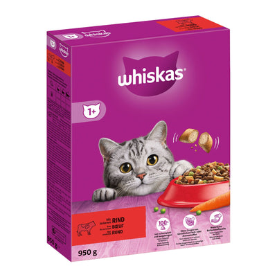 WHISKAS Trocken Rind Auswahl 1 +