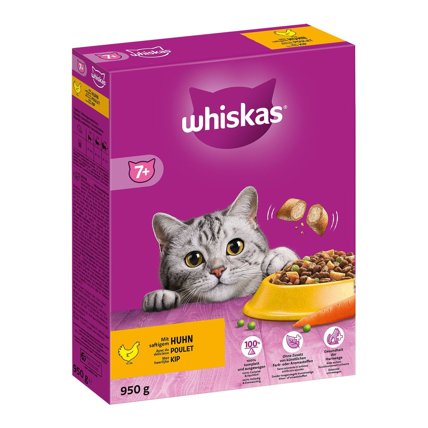 WHISKAS Trocken Huhn Auswahl 7 +