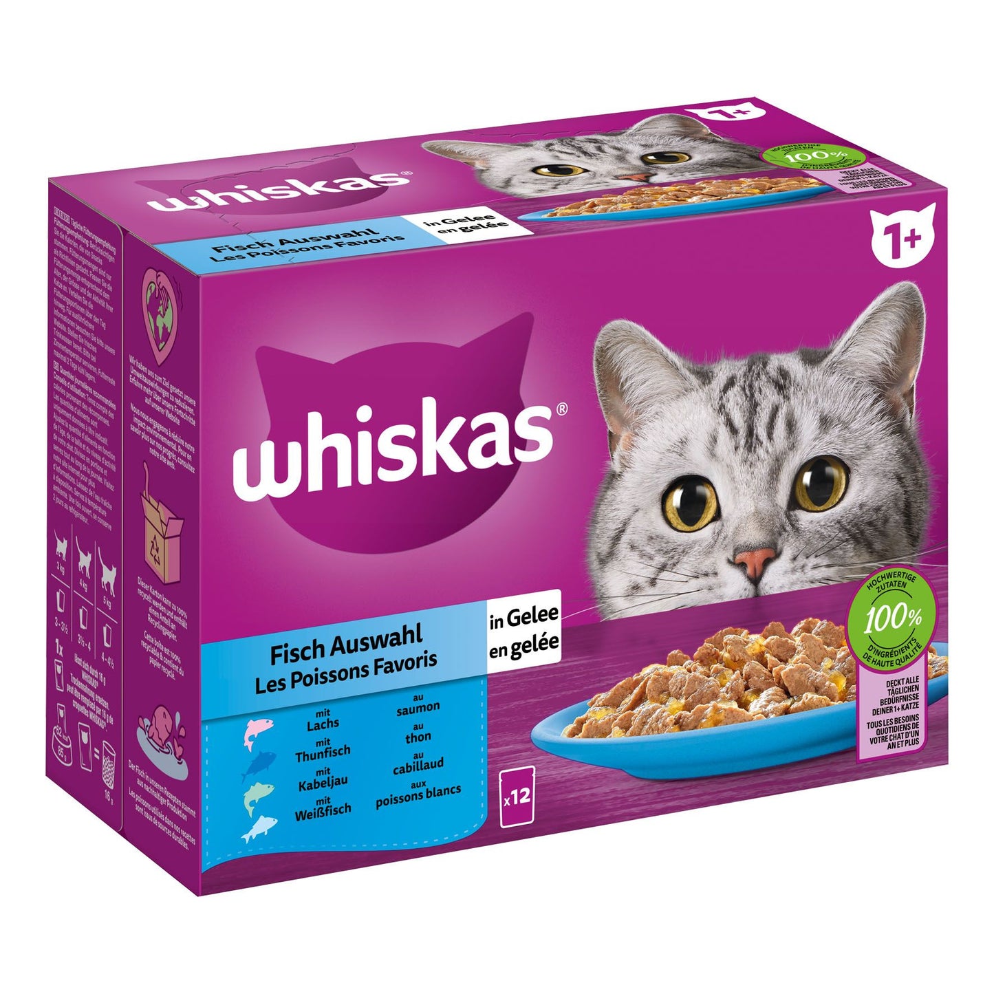 Whiskas 1 + Fisch Auswahl