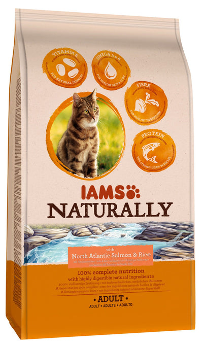 IAMS Naturally Adult NA Sal. & Rice