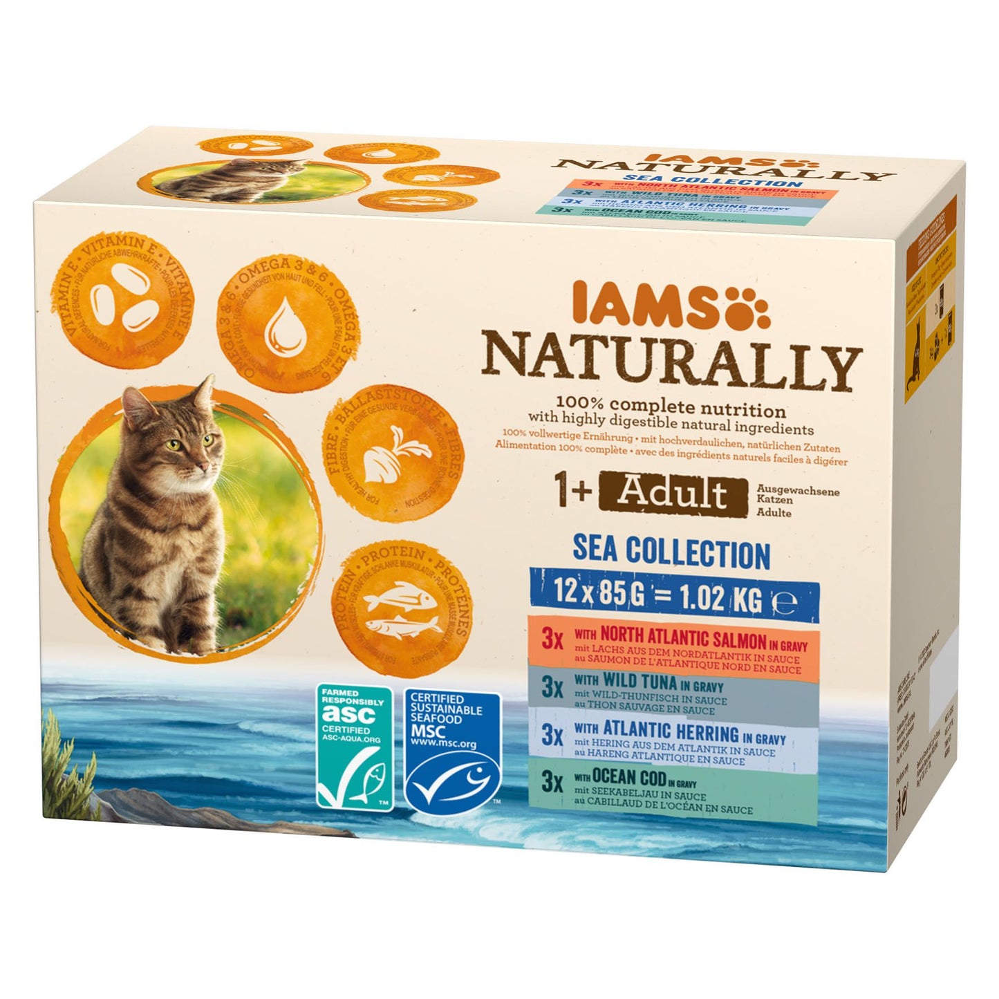 IAMS Naturally Adult Sea Mix