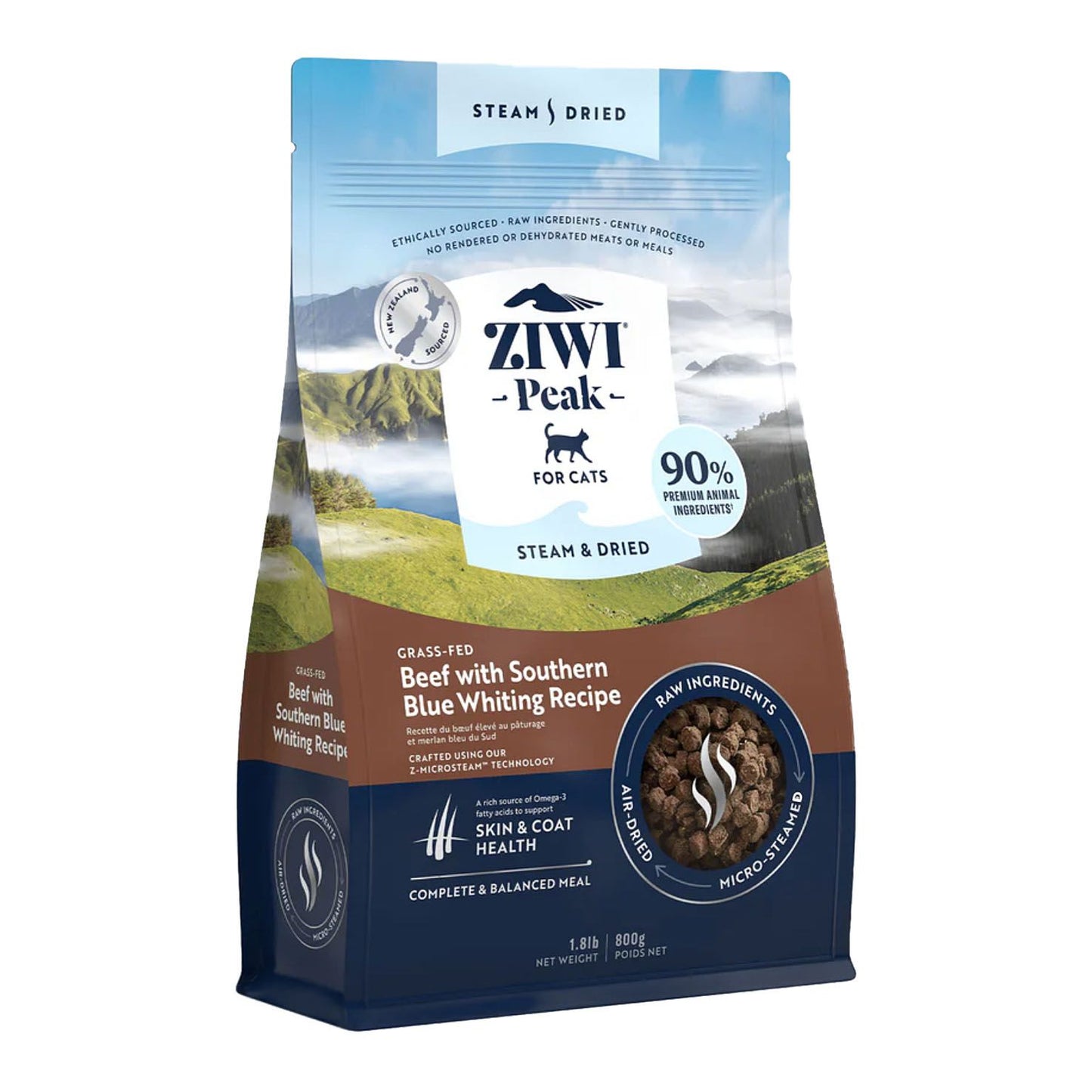 ZIWI Steam/Dried Beef & Fish Whiting