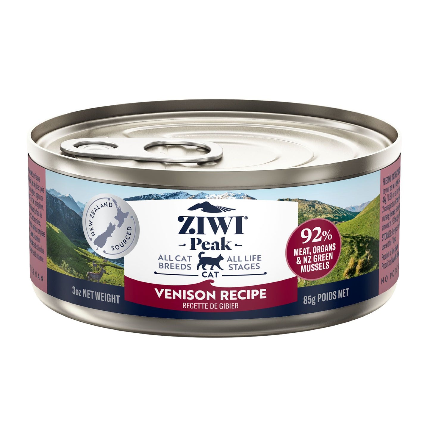 Ziwi Peak Canned Cat Food vension
