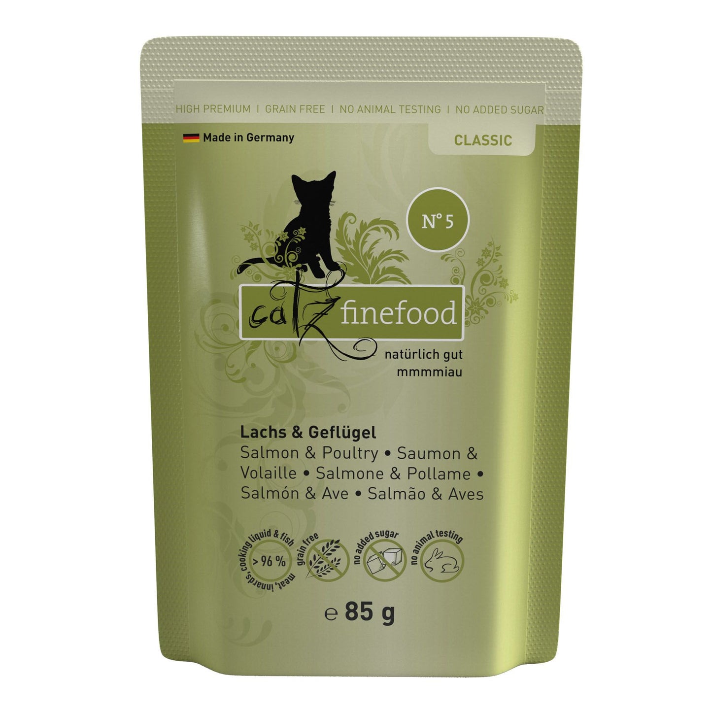 catz finefood No. 05 Lachs & Geflügel