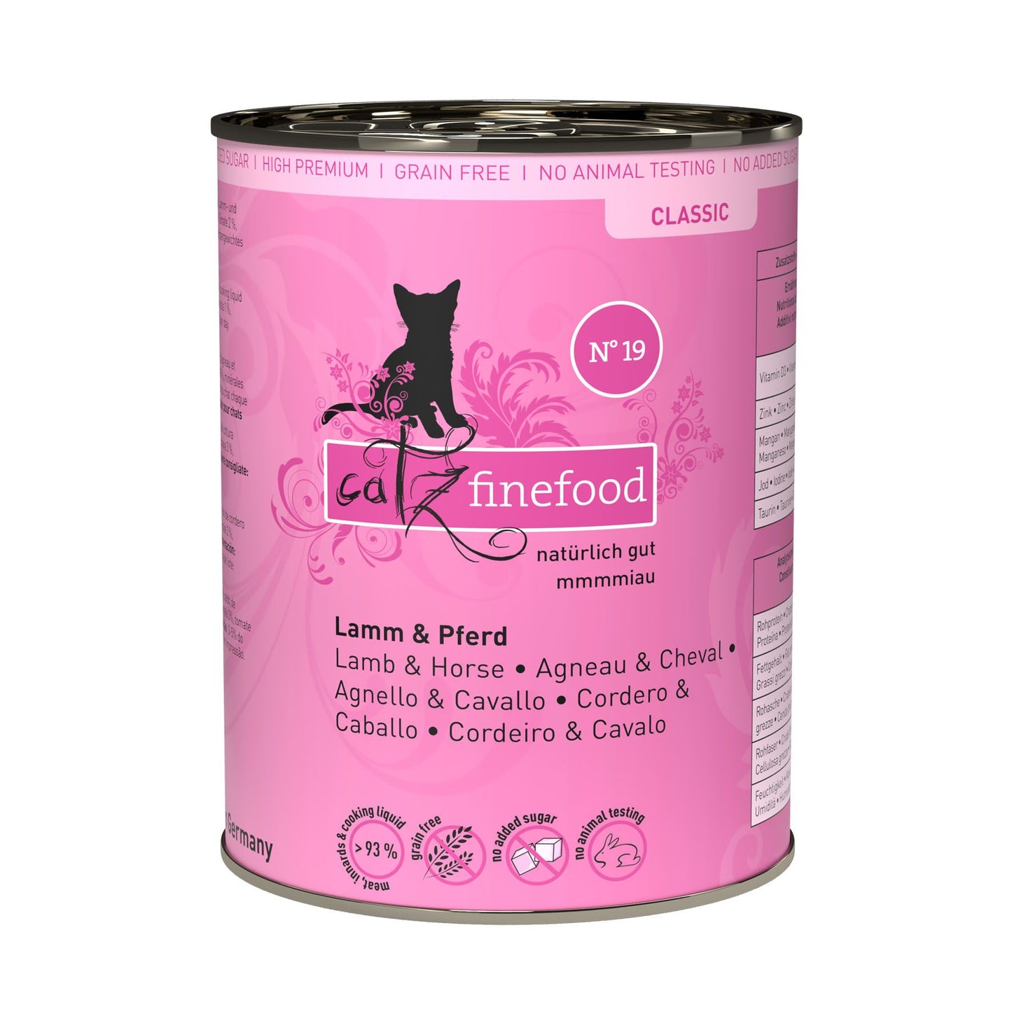 catz finefood No. 19 Lamm & Pferd
