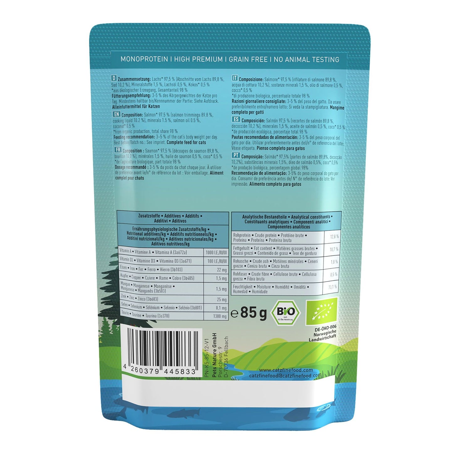 catz finefood Bio No. 513 Lachs