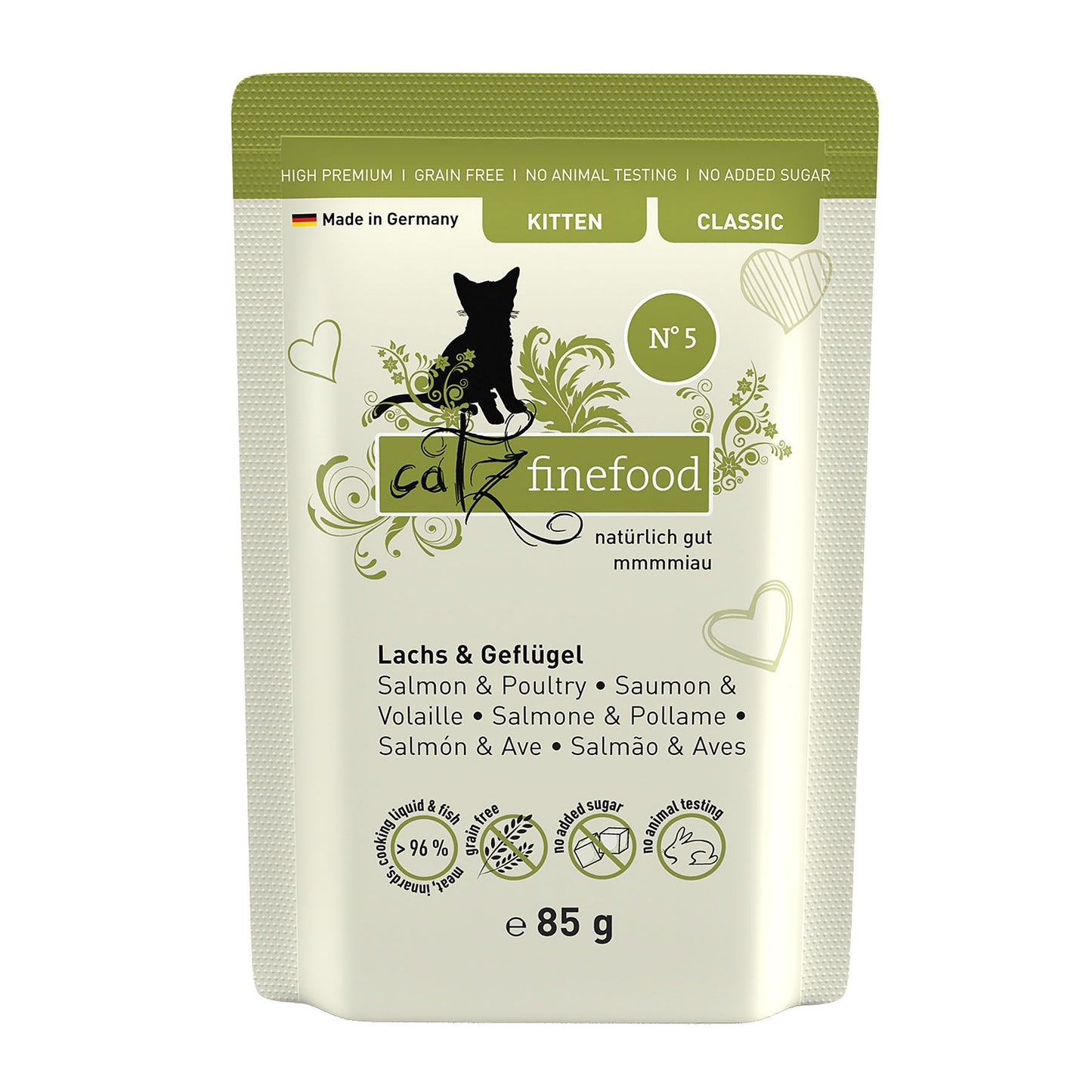 catz fin Kitten No. 5 Lachs & Geflügel