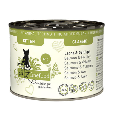 catz fin Kitten No. 5 Lachs & Geflügel