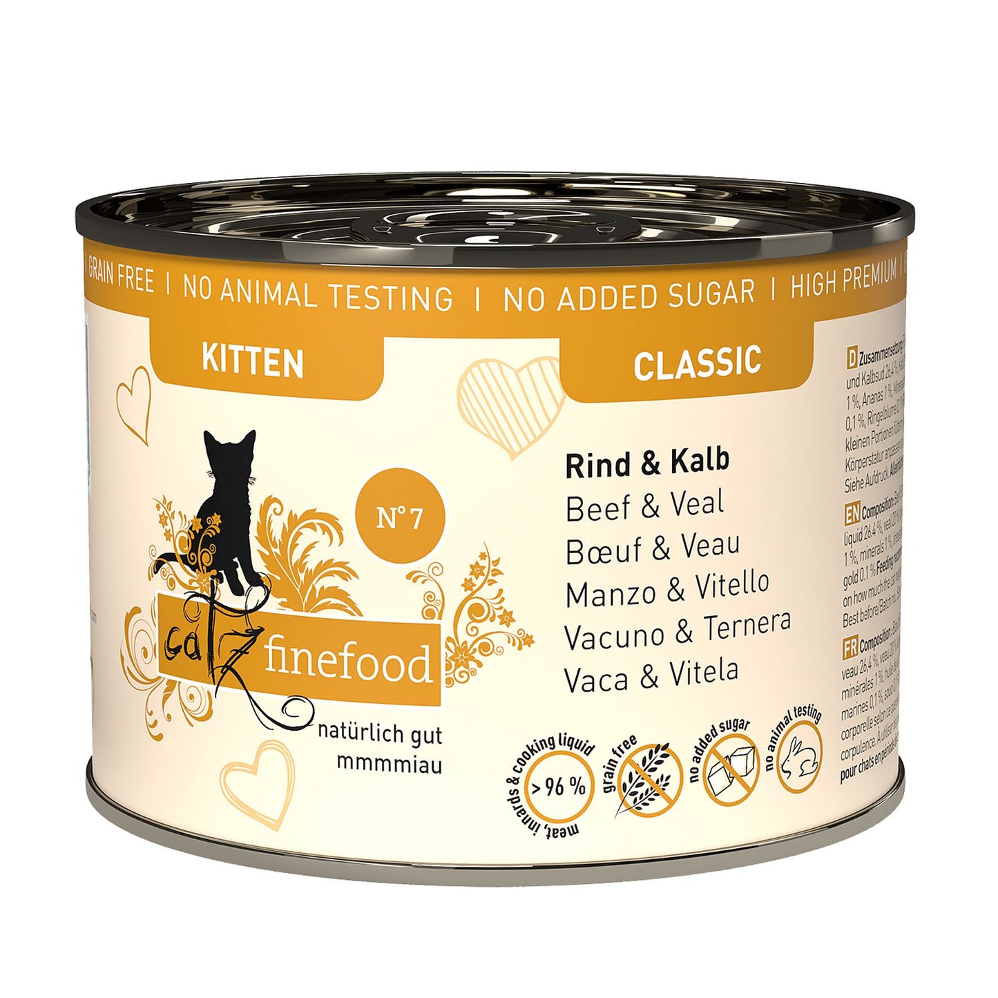 catz finefood Kitten N. 07 Rind & Kalb