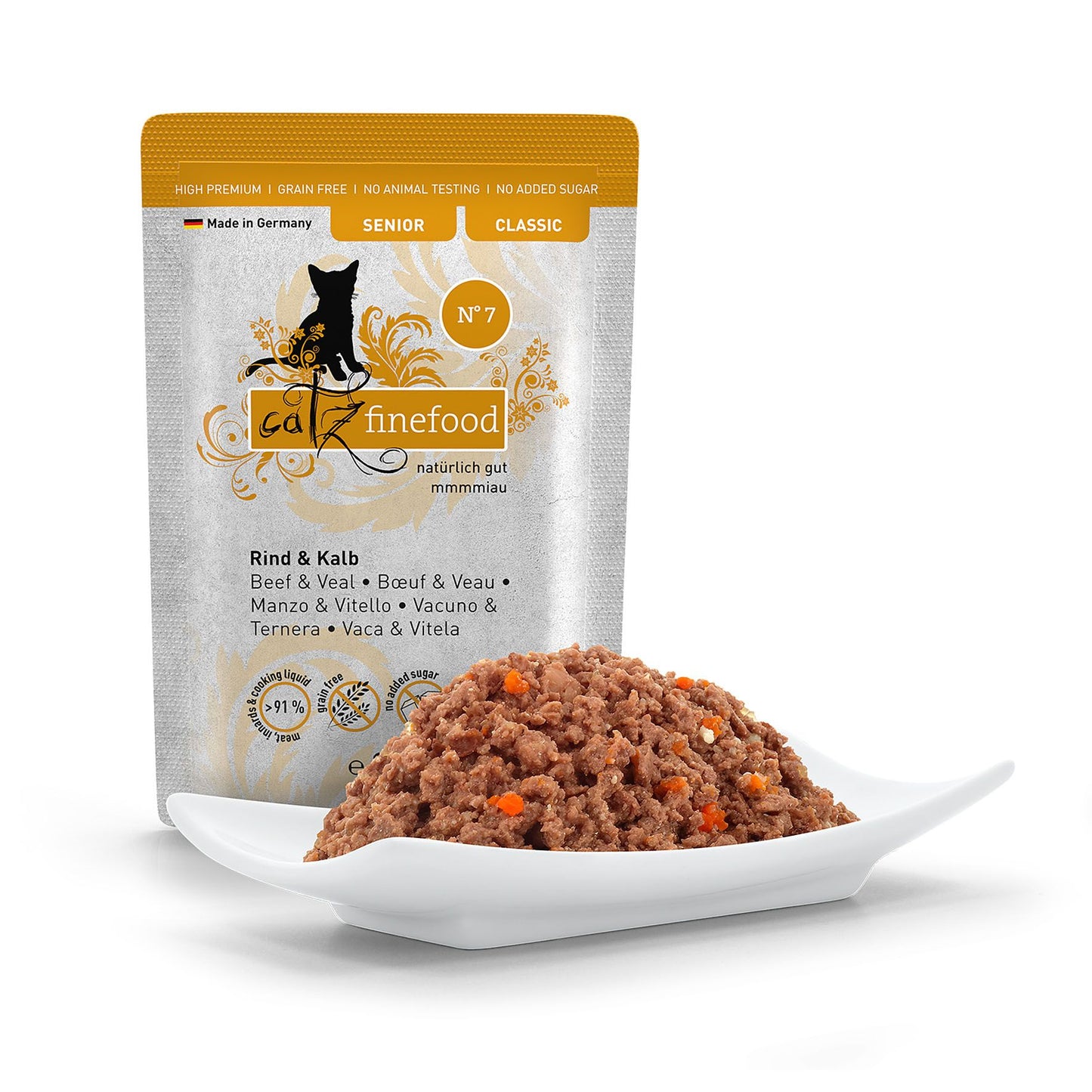 catz finefood Senior No. 07 Rind & Kalb