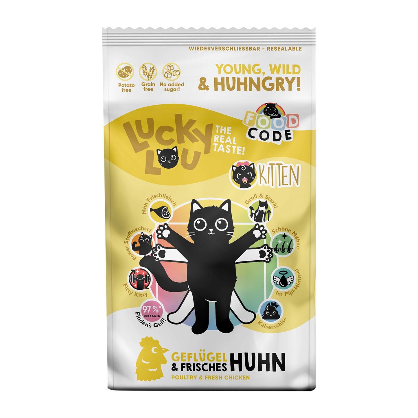 Lucky Lou Kitten Geflügel & Huhn